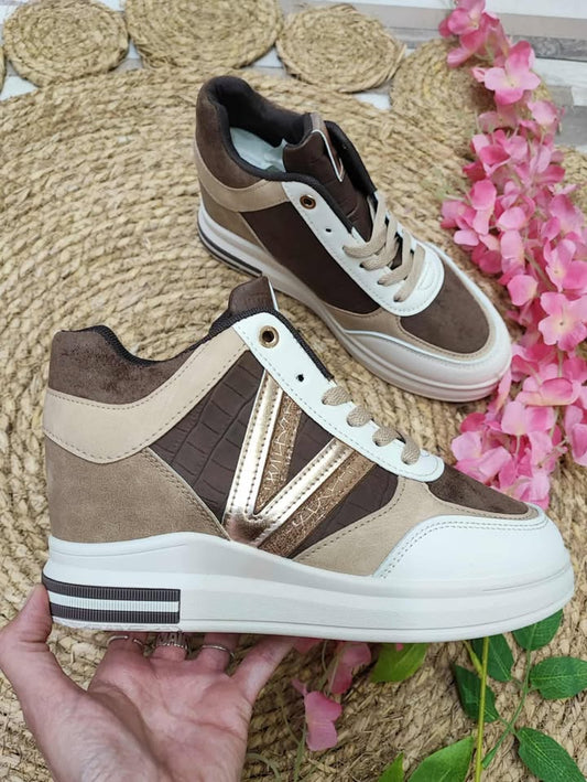SNEAKER FRANCIS - MARRON