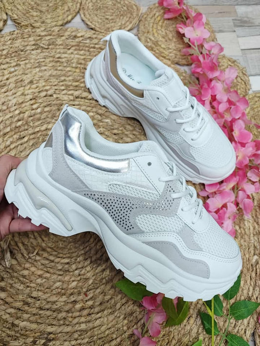 SNEAKER MADDY - BLANCO
