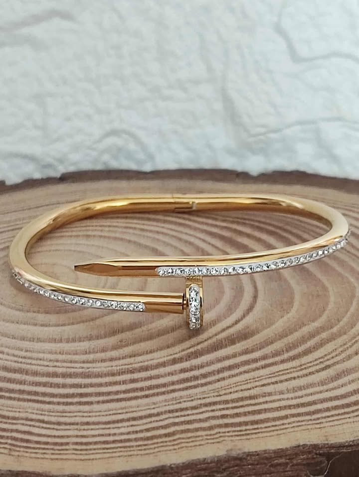 PULSERA CLAVO - STRASS