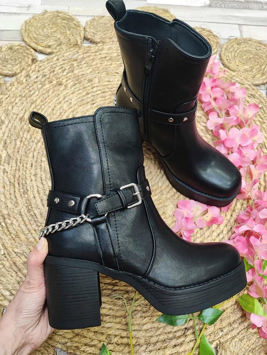 BOTIN PRISCILA - NEGRO