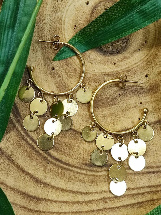 PENDIENTES ISAY - DORADO
