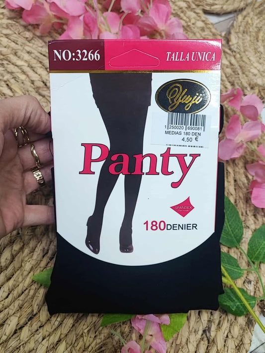 MEDIA 180 DEN - NEGRO