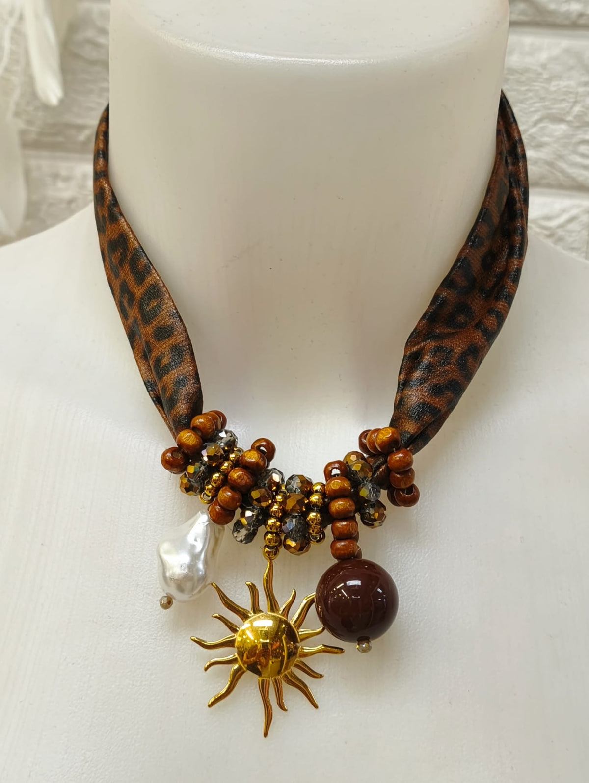 COLLAR SOL COMBI LEOPARDO ref. 0126