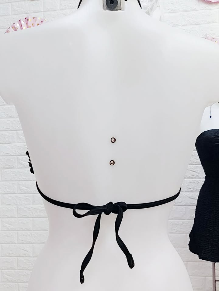 TOP INDA  - NEGRO