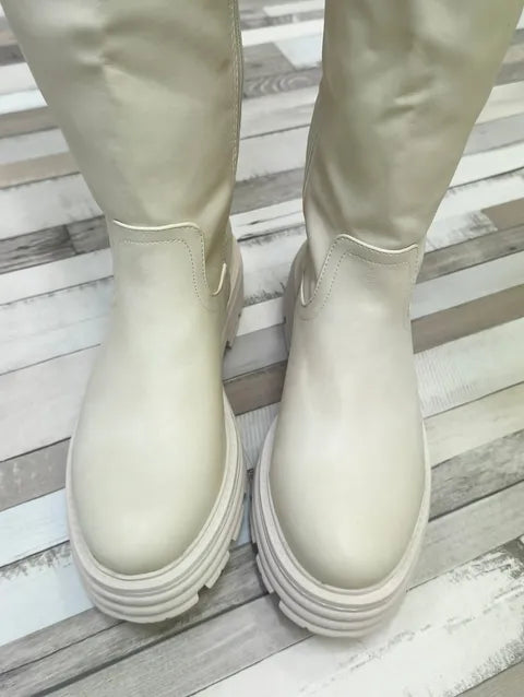 BOTA CLAUDIA - BEIGE