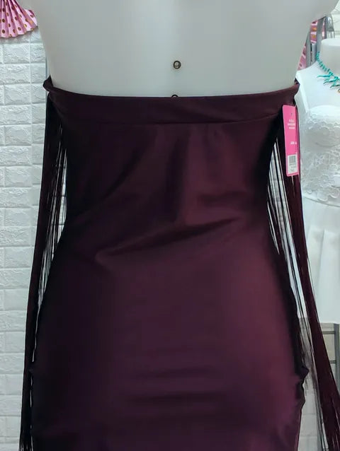 VESTIDO CORTO FLECOS ref.08