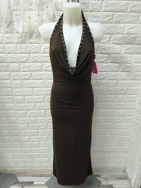 VESTIDO LARGO CASCADA - ref.026