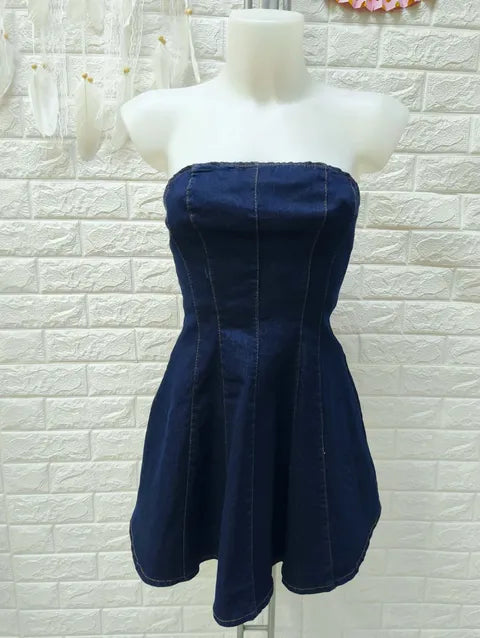 VESTIDO VAQUERO PALABRA HONOR ref.09