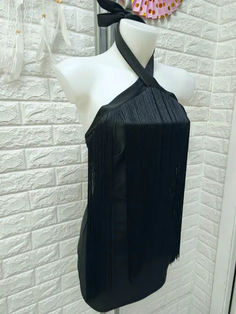 VESTIDO CORTO FLECOS ref.08
