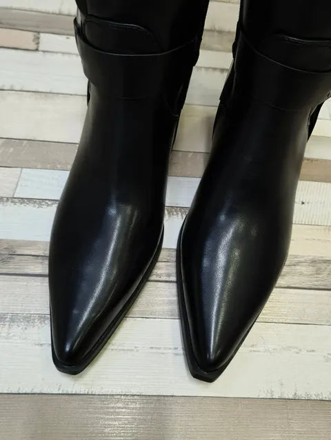 BOTA COWBOY POLIPIEL MULTIHEBILLAS ref.04 - NEGRO
