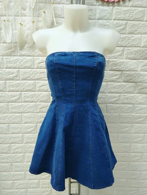 VESTIDO VAQUERO PALABRA HONOR ref.09