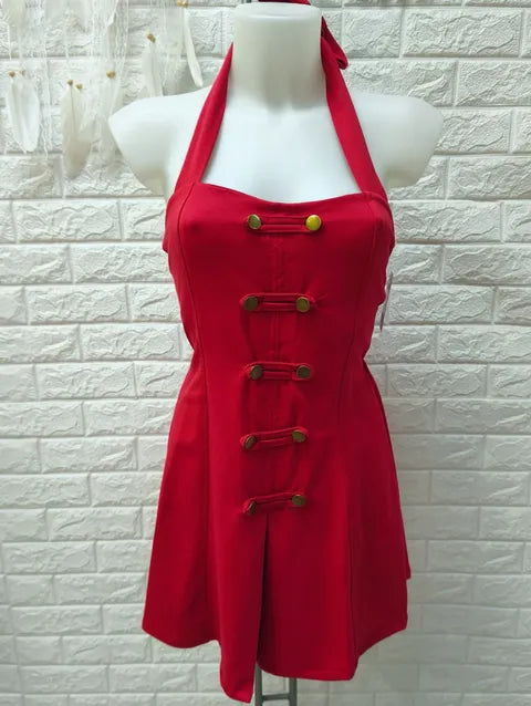 VESTIDO VUELO BOTONES ref.05