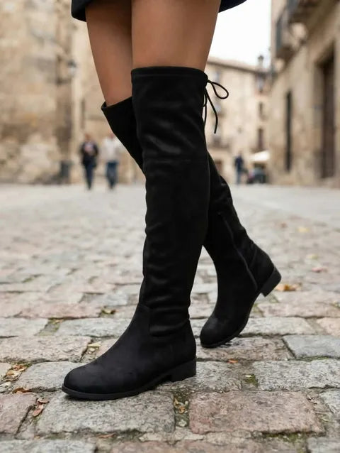 BOTA MOSQUETERA ANTELINA ref.014 - NEGRO
