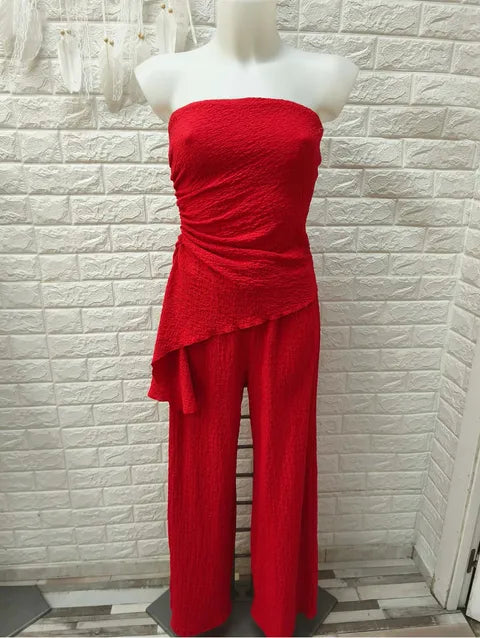 CONJUNTO TOP Y PANTALON VOLANTE - ref.028