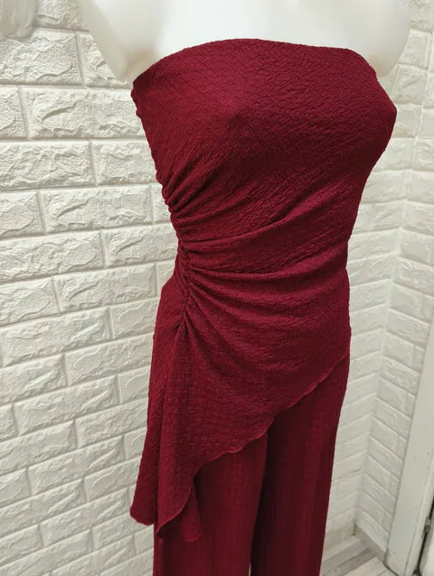 CONJUNTO TOP Y PANTALON VOLANTE - ref.028