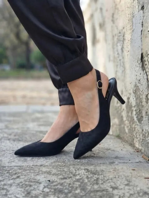 ZAPATO PUNTA FINA ref.016 - NEGRO