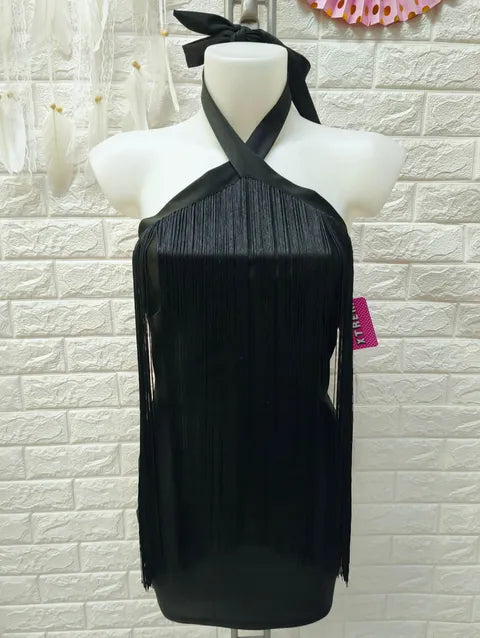 VESTIDO CORTO FLECOS ref.08