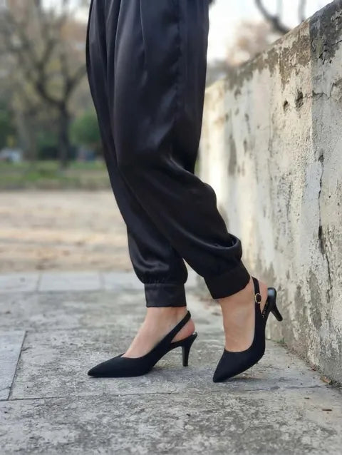 ZAPATO PUNTA FINA ref.016 - NEGRO