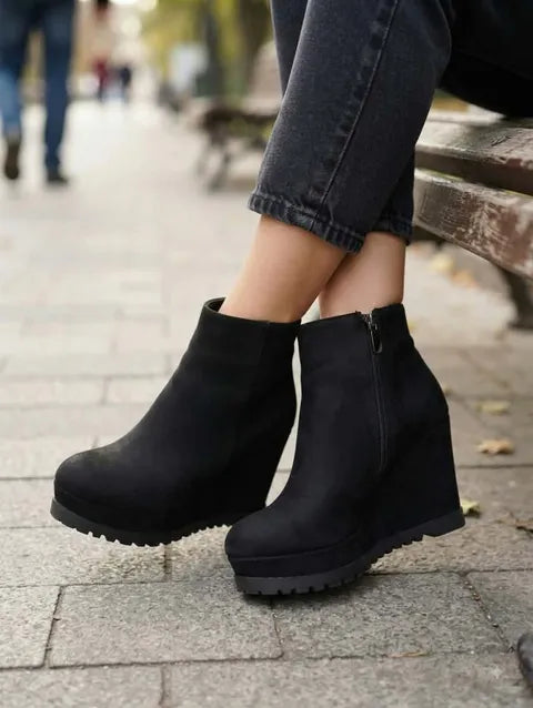 BOTIN CUÑA ANTELINA  ref.037 - NEGRO
