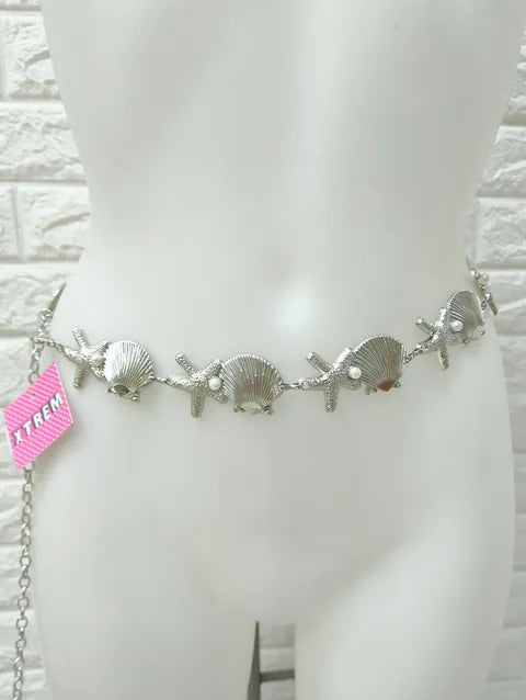 CINTURON METAL ESTRELLA PERLA - ref.023