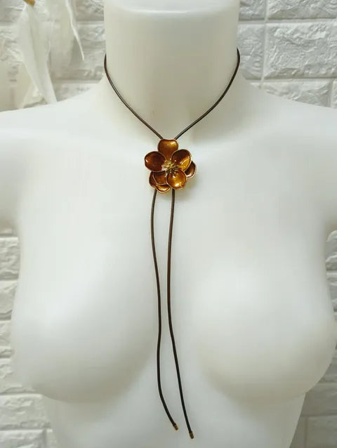 COLLAR FLOR CUERDA ref.053