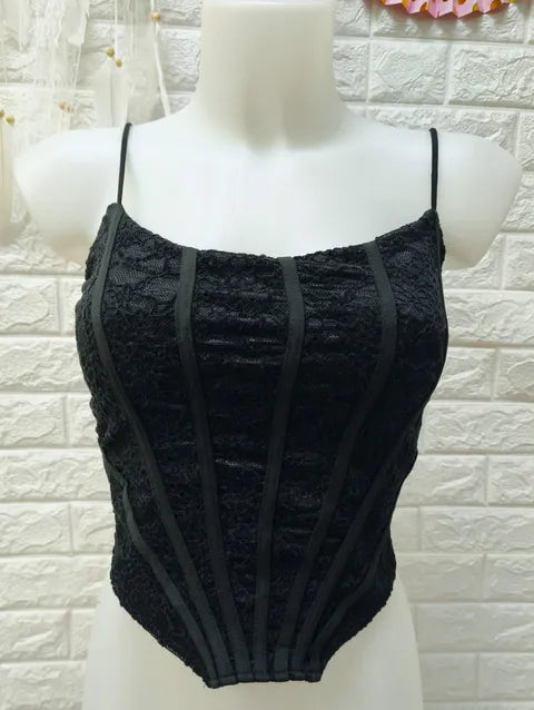 TOP BUSTIER ENCAJE ref.045