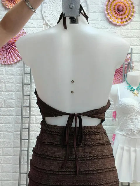 VESTIDO ESPALDA LAZADA ref.043