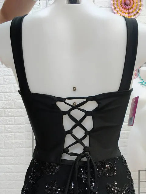 VESTIDO FALDA PAILLETTES ref.050
