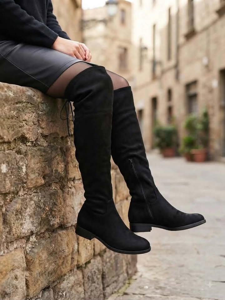 BOTA MOSQUETERA ANTELINA ref.014 - NEGRO