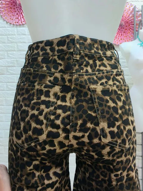PANTALON VAQUERO LEOPARDO ref.059