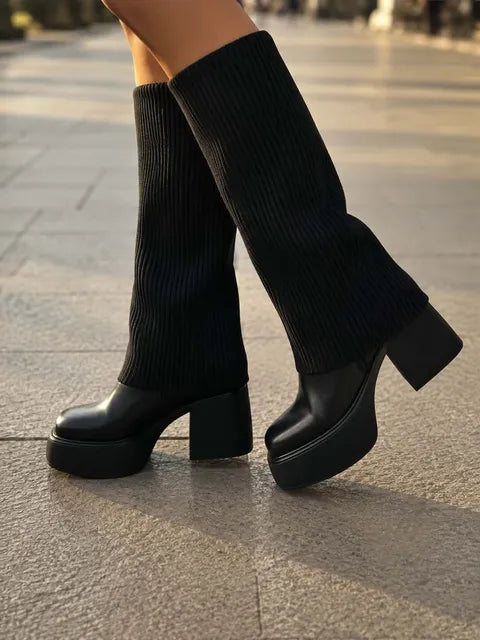 BOTA ALTA CALCETIN ref.042 - NEGRO