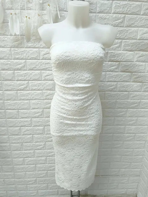 VESTIDO 3/4 ENCAJE ref.052