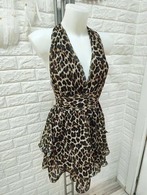 VESTIDO MULTIPOSICION LEOPARDO ref.051