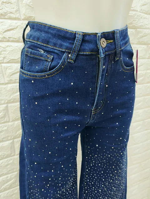 PANTALON VAQUERO STRASS ref. 065