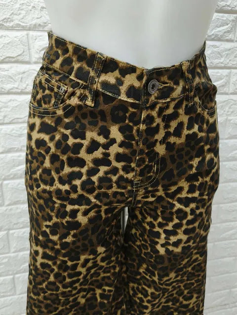 PANTALON VAQUERO LEOPARDO ref.059