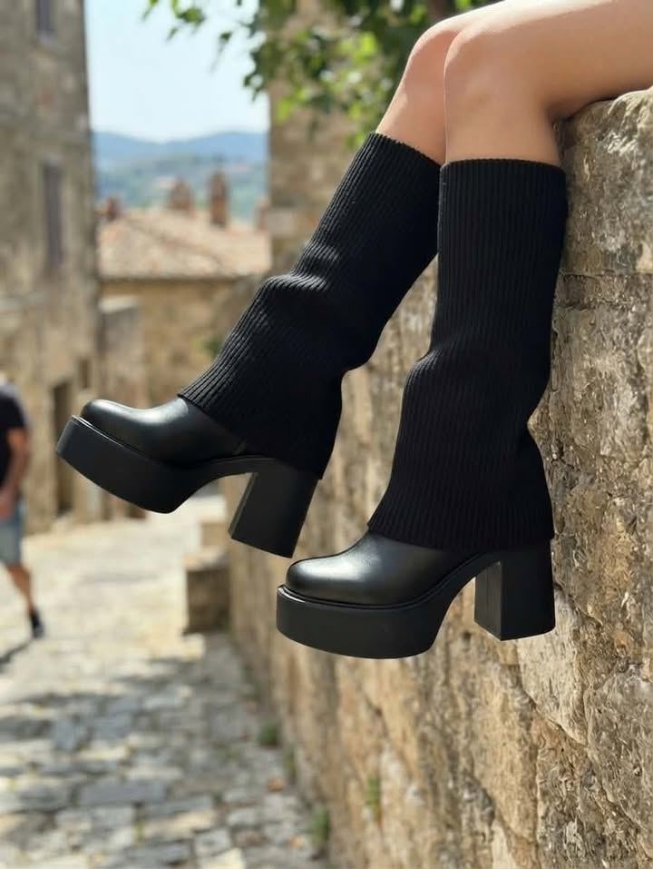 BOTA ALTA CALCETIN ref.042 - NEGRO