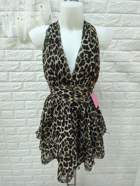 VESTIDO MULTIPOSICION LEOPARDO ref.051