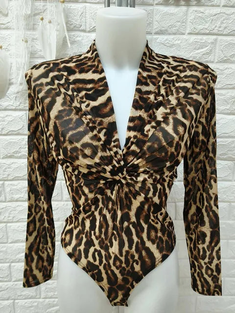 BODY LEOPARDO NUDO ref. 082