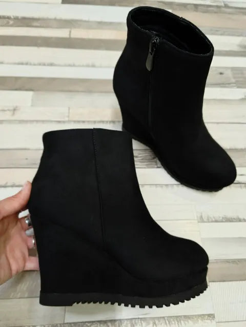 BOTIN CUÑA ANTELINA  ref.037 - NEGRO