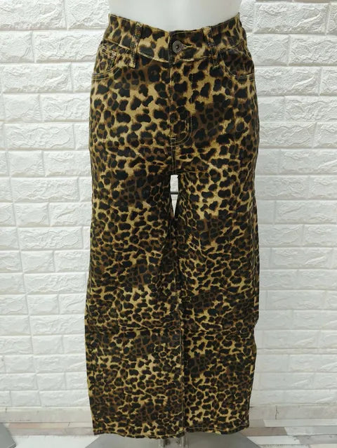 PANTALON VAQUERO LEOPARDO ref.059