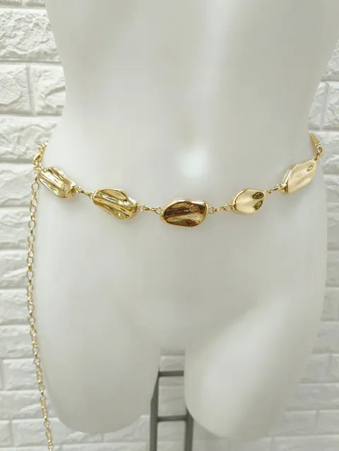 CINTURON METAL ONDAS ref.061