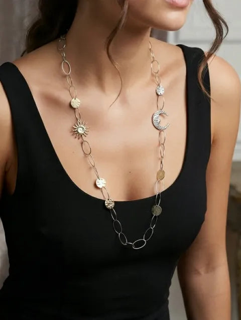 COLLAR LARGO SOL LUNA ref. 073