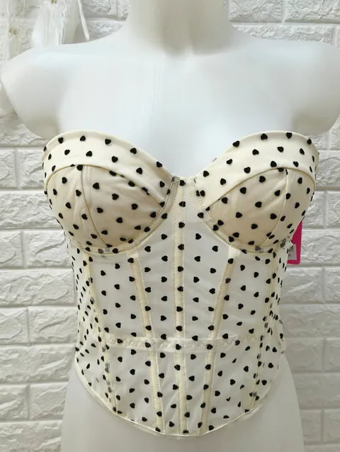 BUSTIER TUL CORAZONES ref. 078