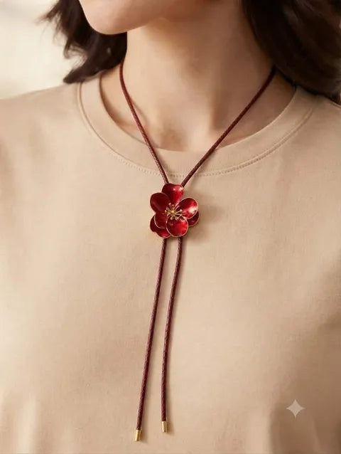 COLLAR FLOR CUERDA ref.053