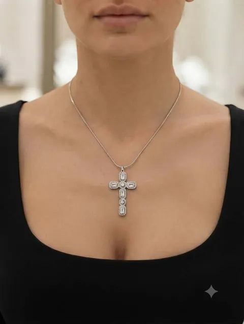 COLLAR CRUZ RECTANGULAR ref. 084