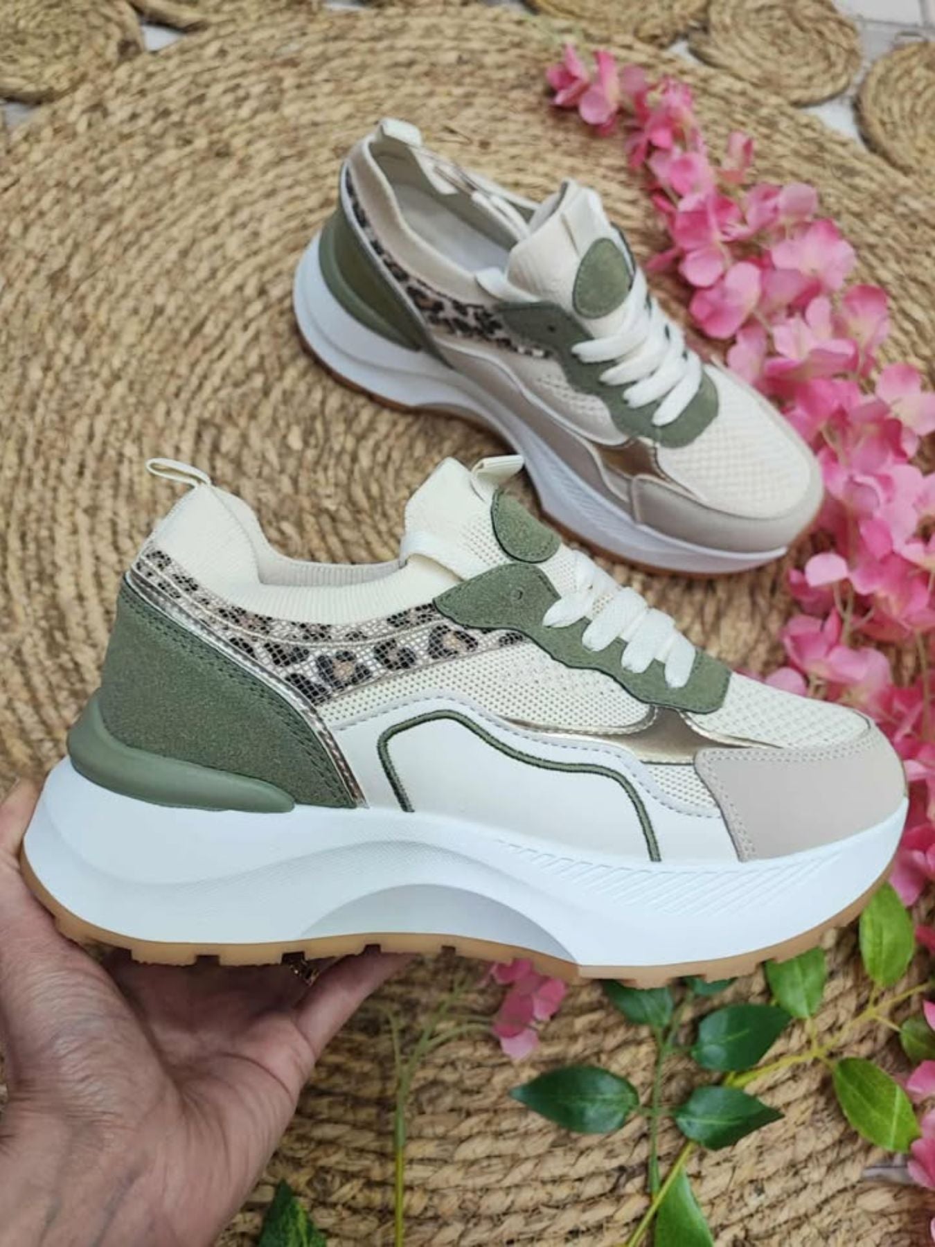 SNEAKER MARION - CAQUI