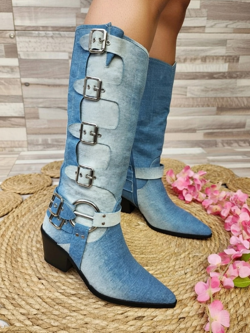 BOTA IRIS - AZUL CLARO