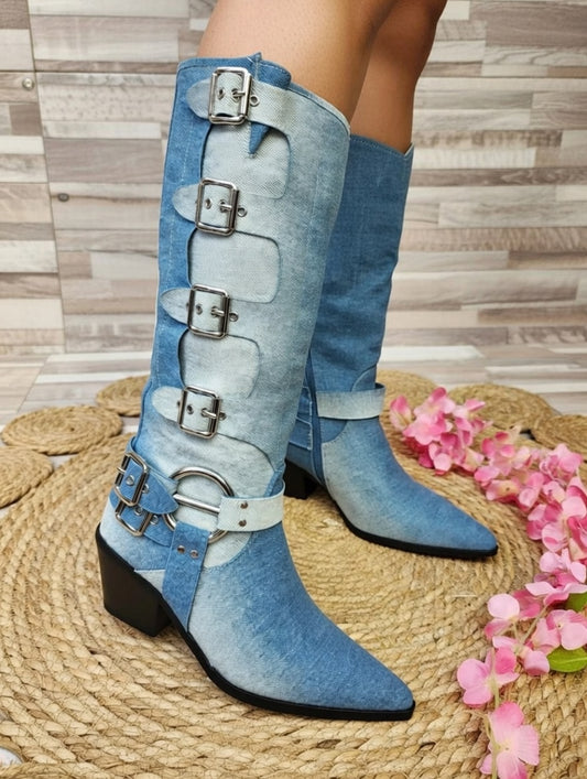 BOTA IRIS - AZUL CLARO