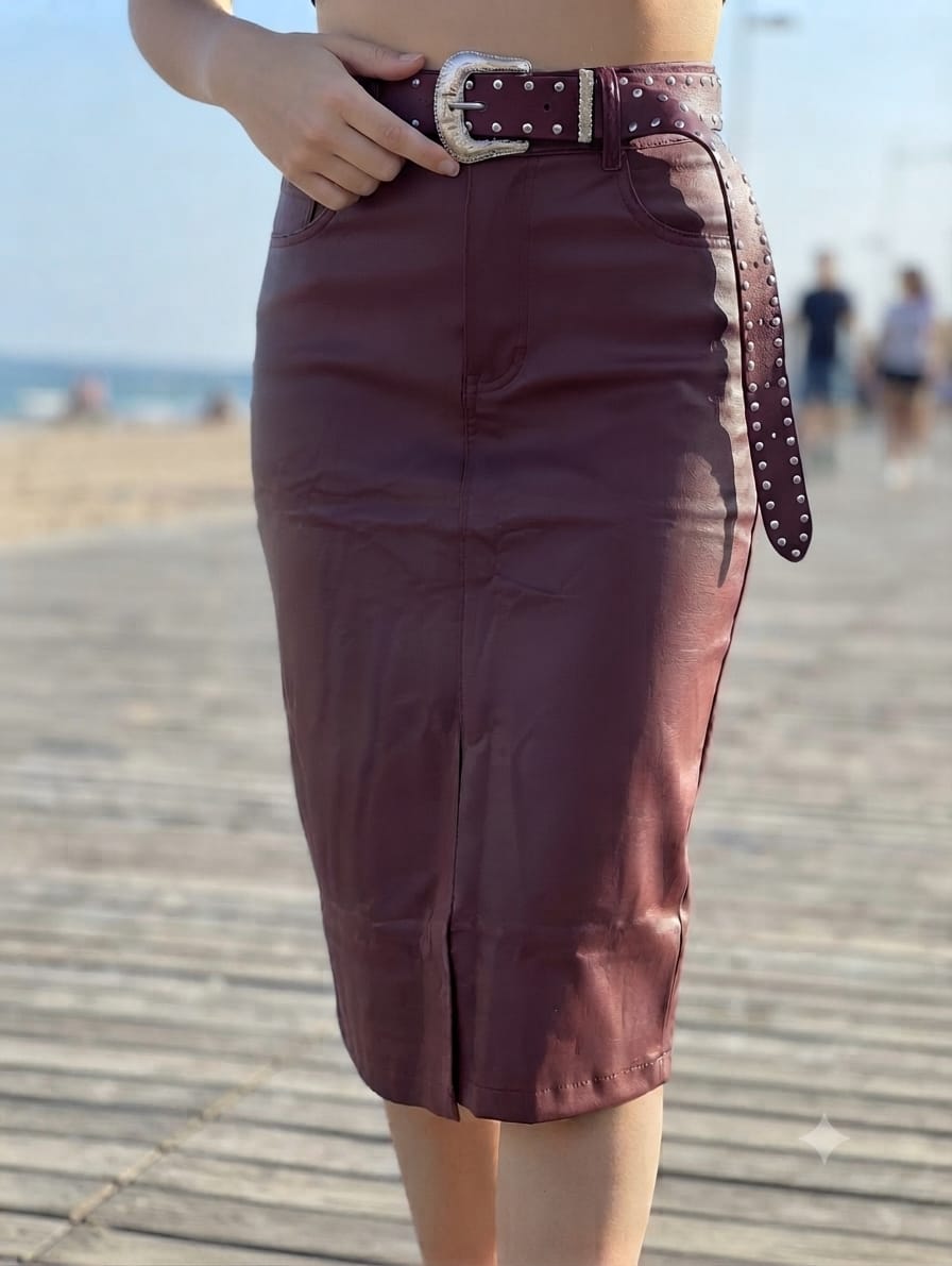 FALDA 3/4 POLIPIEL ref. 0106
