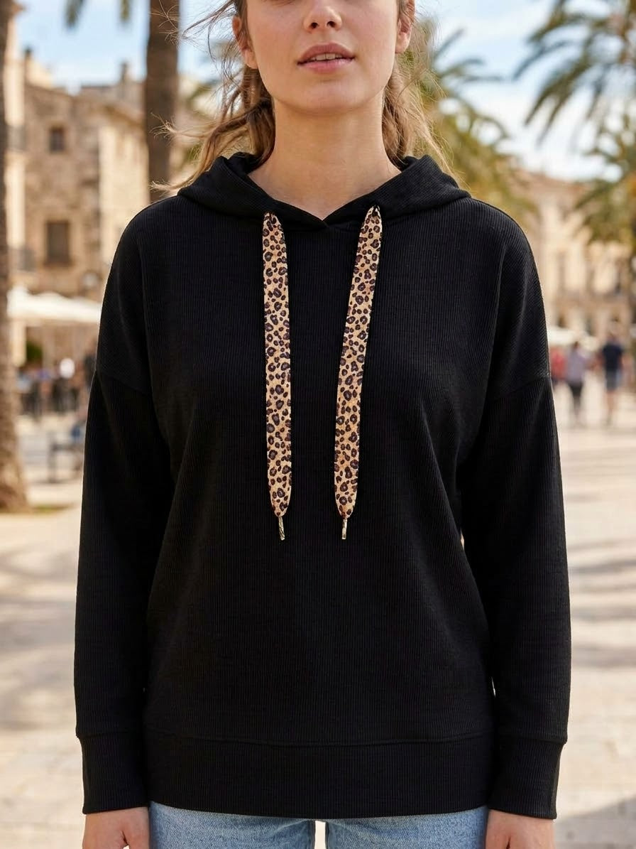 SUDADERA CUERDA LEOPARDO ref.0262